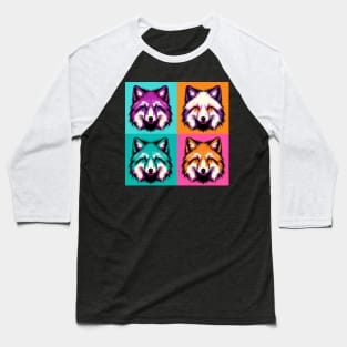 Arctic Fox Pop Art - Cool & Trendy Wildlife Baseball T-Shirt